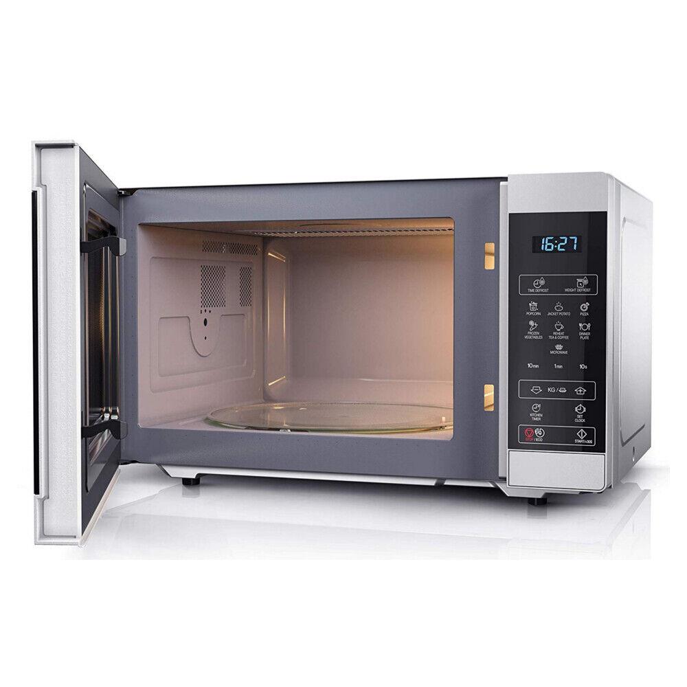 SHARP Solo Microwave 25L 900W Digital Touch Defrost YC-MS252AU-S Silver