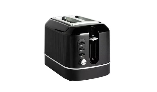 Cookworks Texture Tilly 2 Slice Toaster - Black