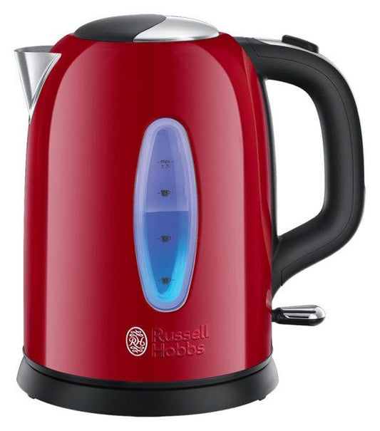 Russell Hobbs Kitchen Electric Worcester Red Stainless Steel Kettle Water boil