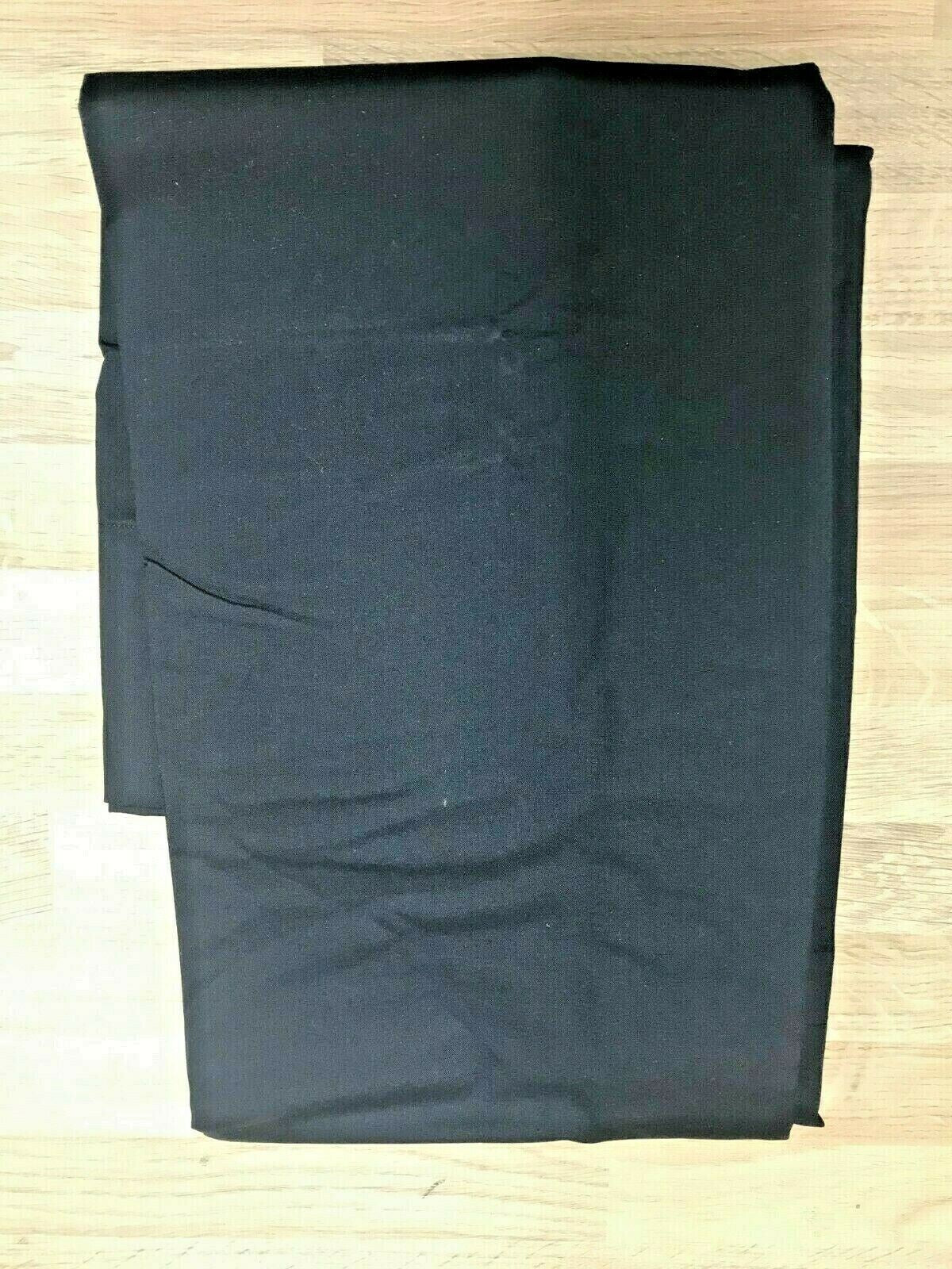 Argos Home Blackout Eyelet Curtain dark room black Width 117Cm X Drop 137Cm