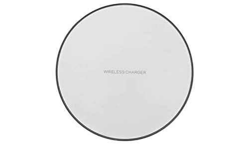 Home - 10W Wireless Fast Charge Smart Phone iPhone Charger Pad USB Powered - White