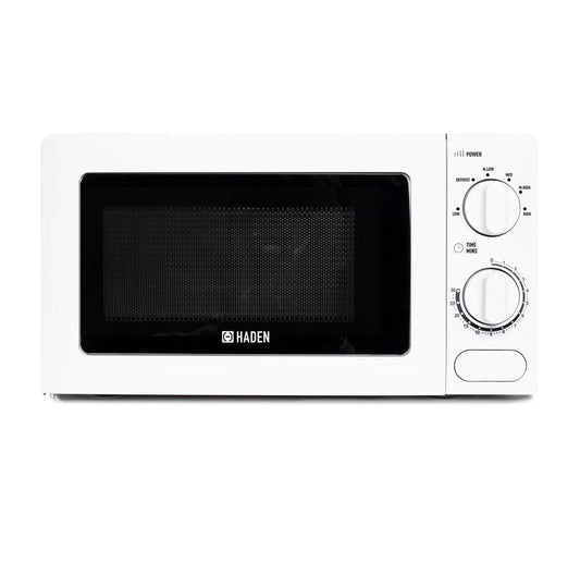 Haden Microwave 17L 700W Defrost Dial control 6 power levels Child lock White