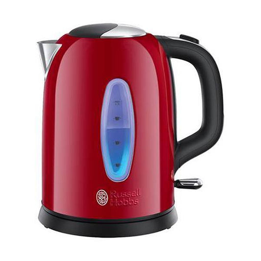 Russell Hobbs Kitchen Electric Worcester Red Stainless Steel Kettle Water boil