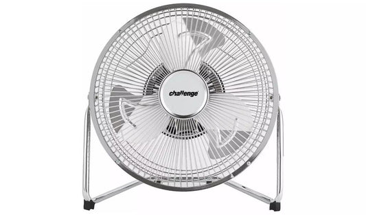 Challenge Chrome Tilt Floor Fan  9 inch desk fan portable tilt fan high speed