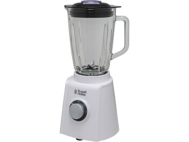 Russell Hobbs Go Create White 1.5L Glass Jar Grinder Food Processor Jug Blender