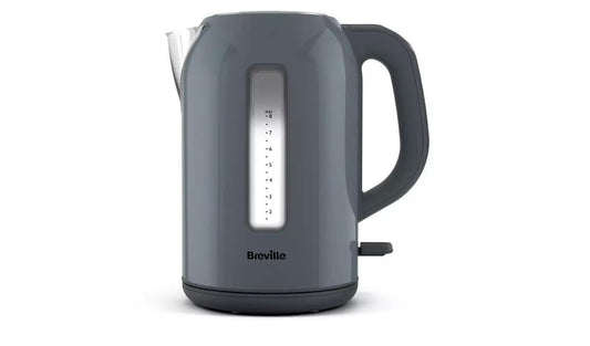 Breville Kettle 1.7L  Illuminated Electric Cordless Rapid boil Clear modern Grey