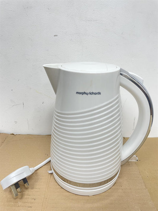 Morphy Richards 108269 Jug Kettle Dune, Plastic, 3000 W, 1.5 liters, White