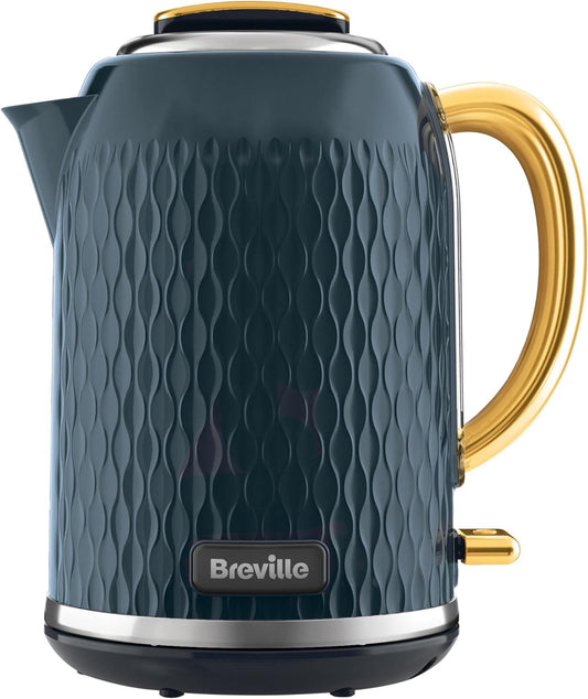 Breville VKT171 Curve 1.7Litre 3000W Electric Kettle Navy & Gold