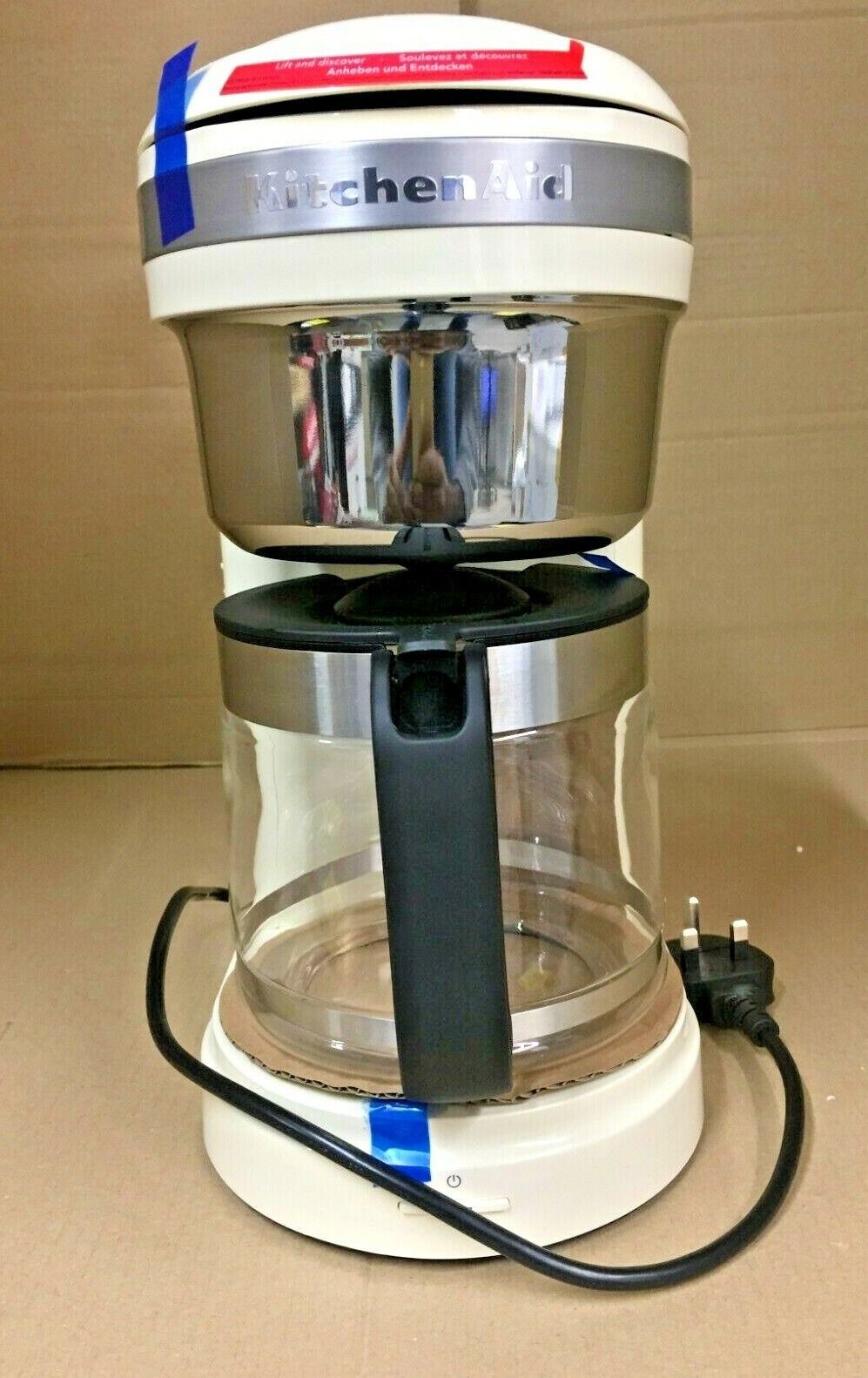 KitchenAid cup Drip Filter Coffee Maker - Almond  spiral head warming plate rf