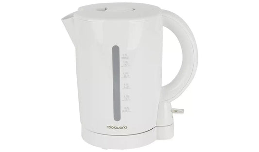 Cookworks Basic Kettle 1.7L Rapid Boil illumination Hot water WK8321 White