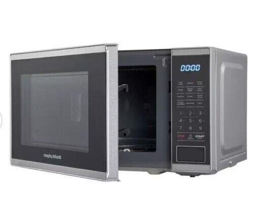 Morphy Richards 800W Standard Microwave - Silver microwave